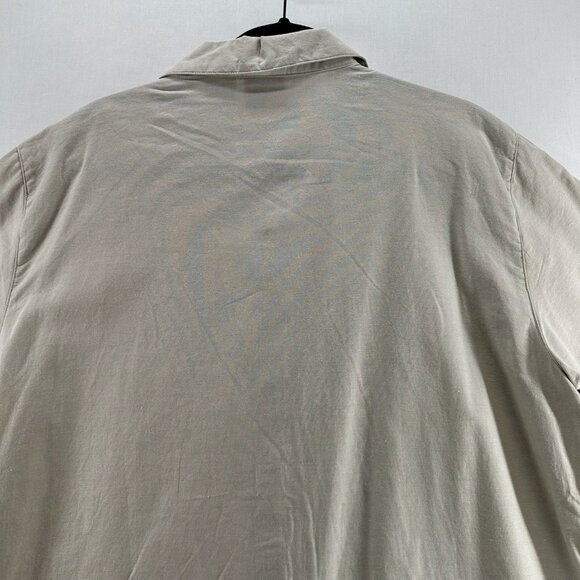 Bobby Brooks Layered Button Up Shirt Women XL Short Sleeve Flower Embroidery - Picture 5 of 13